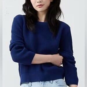 Banana republic blue sweater-m